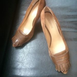 Circa Joan & David Preppy Suede Leather Heels 8M